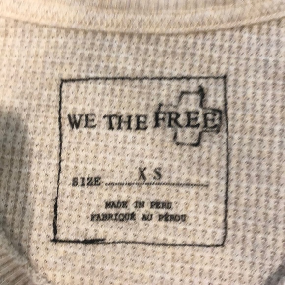 Xtra small free people waffle shirt - Picture 3 of 3